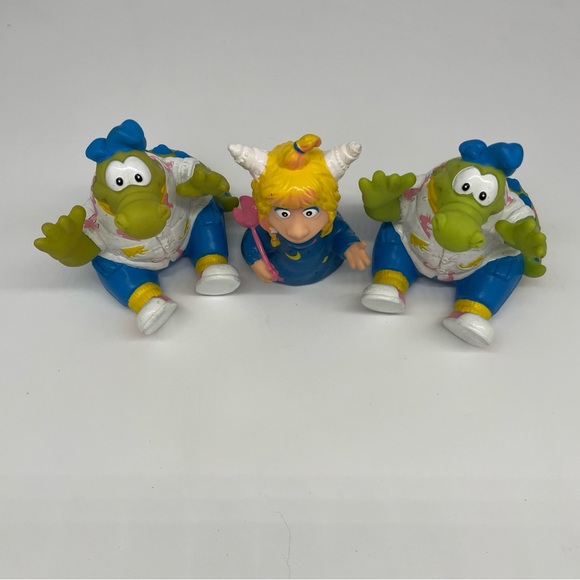 Vintage Eureeka's Castle: Eureeka & Magellan Pizza Hut Plastic Puppets Lot Of 3 - Picture 3 of 9